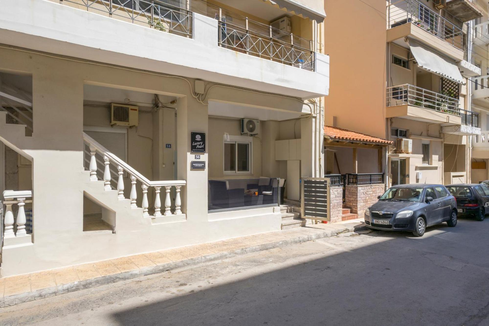 Luxury Pearl, Steps To The Beach Chania  Exterior foto